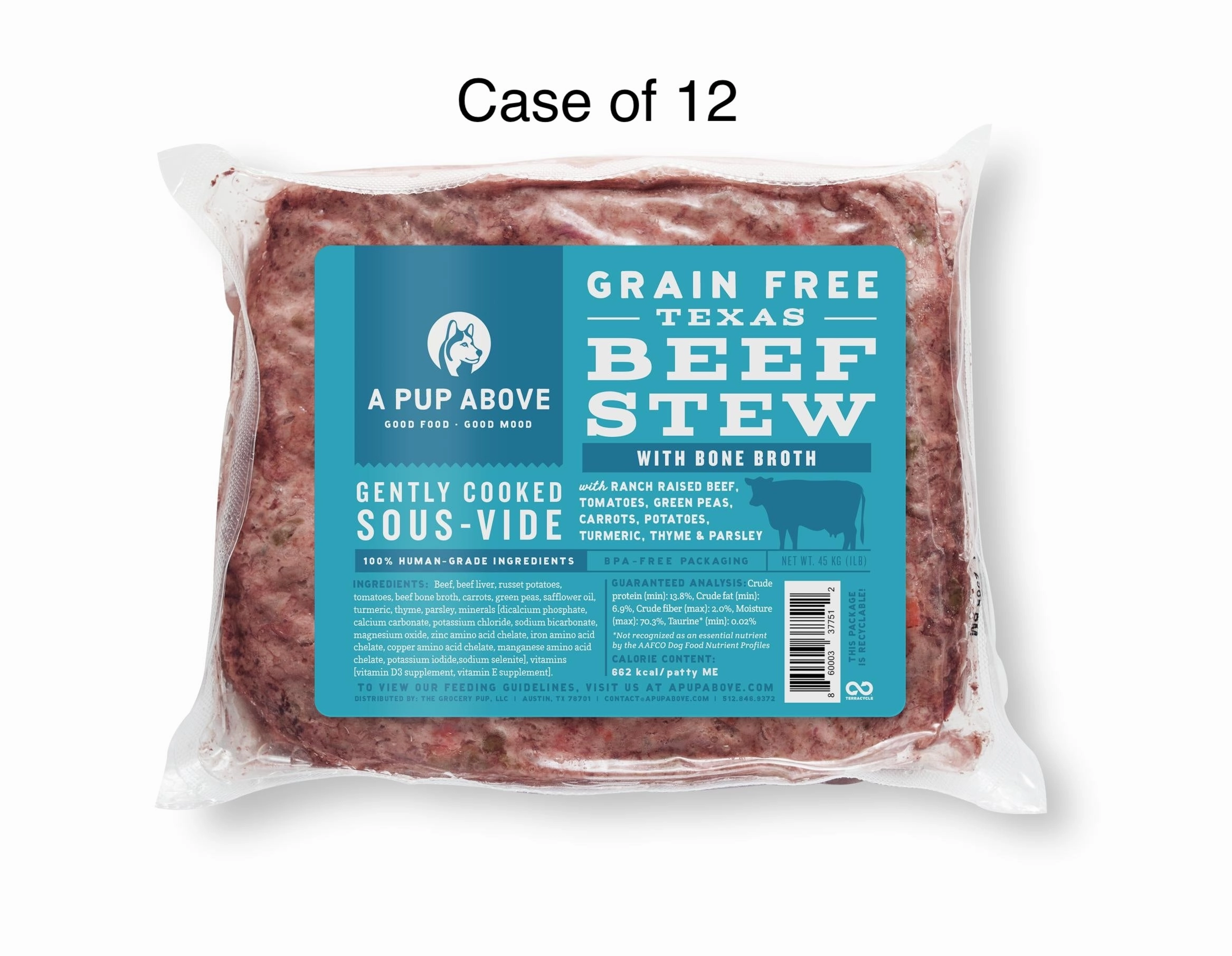 A Pup Above Frozen Texas Beef Stew
