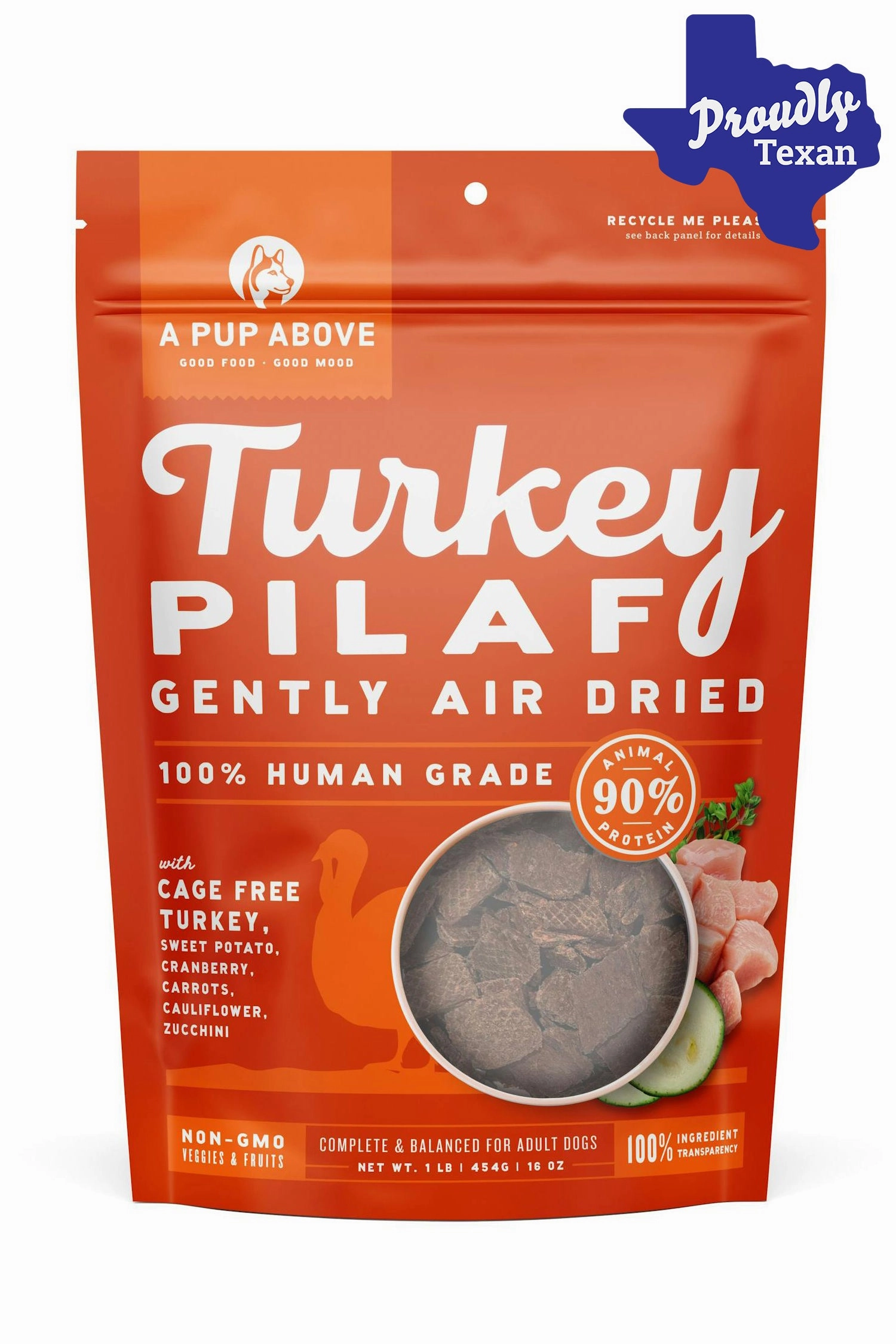 A Pup Above Turkey Pilaf Air Dried Dog Food