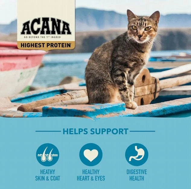 ACANA Grain Free Wild Atlantic Freeze Dried Coated Dry Cat Food