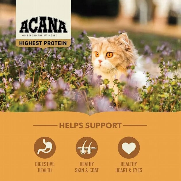 ACANA Meadowlands Freeze Dried Coated Grain Free Dry Cat Food