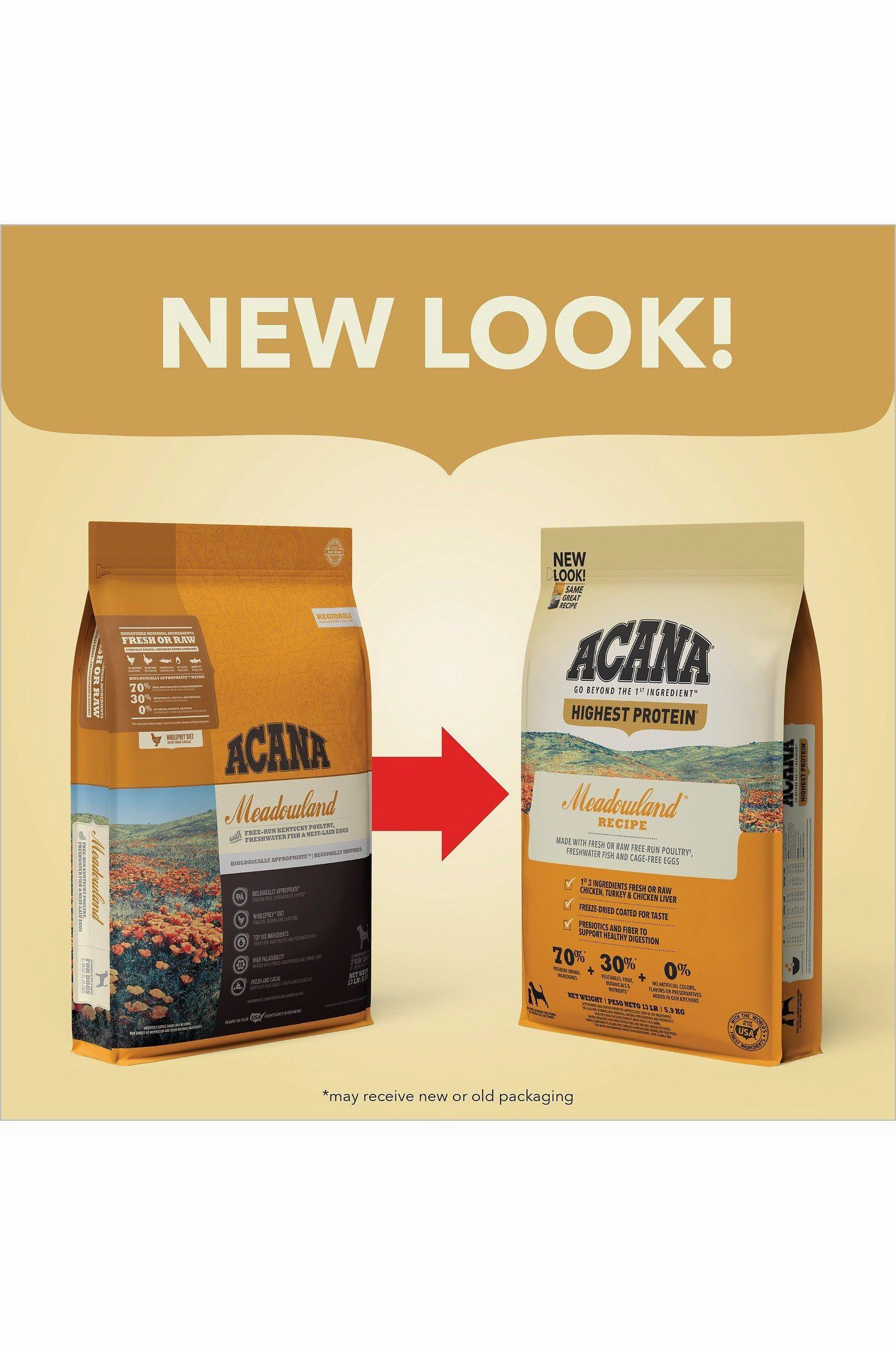 Acana Regionals Meadowland Dry Dog Food