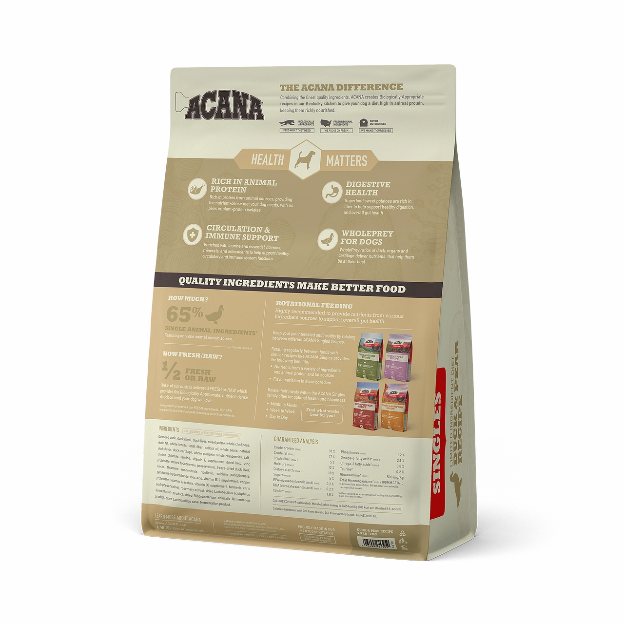 Acana Singles Duck & Pear