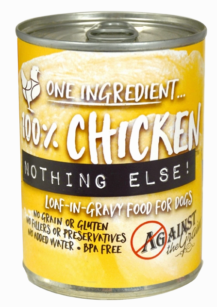 Against the Grain Nothing Else Grain Free One Ingredient 100% Chicken Canned Dog Food