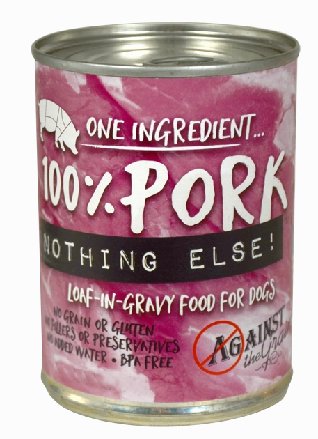 Against the Grain Nothing Else Grain Free One Ingredient 100% Pork Canned Dog Food