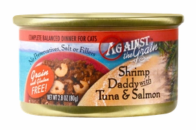 Against the Grain Shrimp Daddy with Tuna and Salmon Canned Cat Food