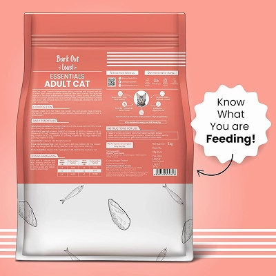 Bark Out Loud Essentials Real Fish Adult Cat Dry Food