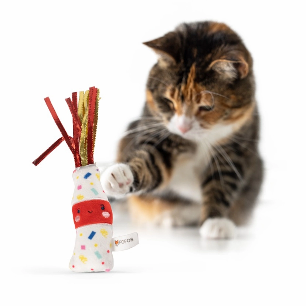 Barkbutler x Fofos Birthday Drink Catnip Toy for Cats