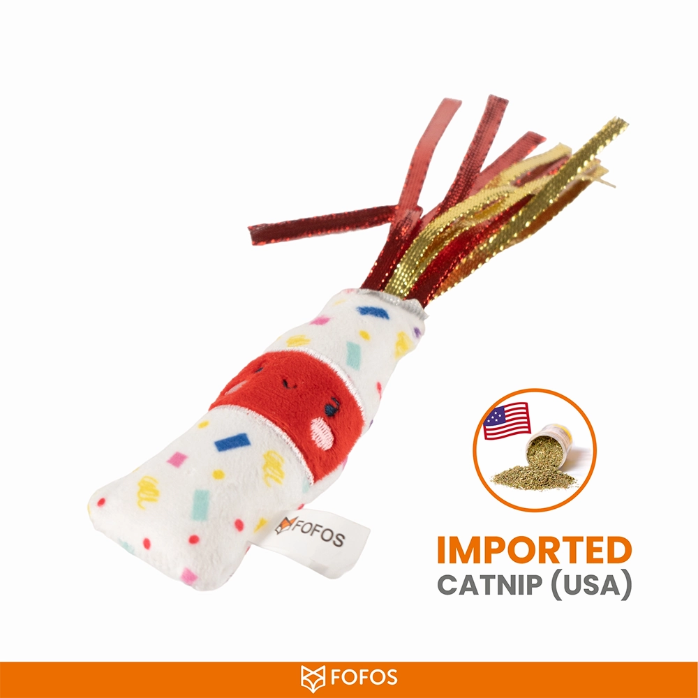 Barkbutler x Fofos Birthday Drink Catnip Toy for Cats