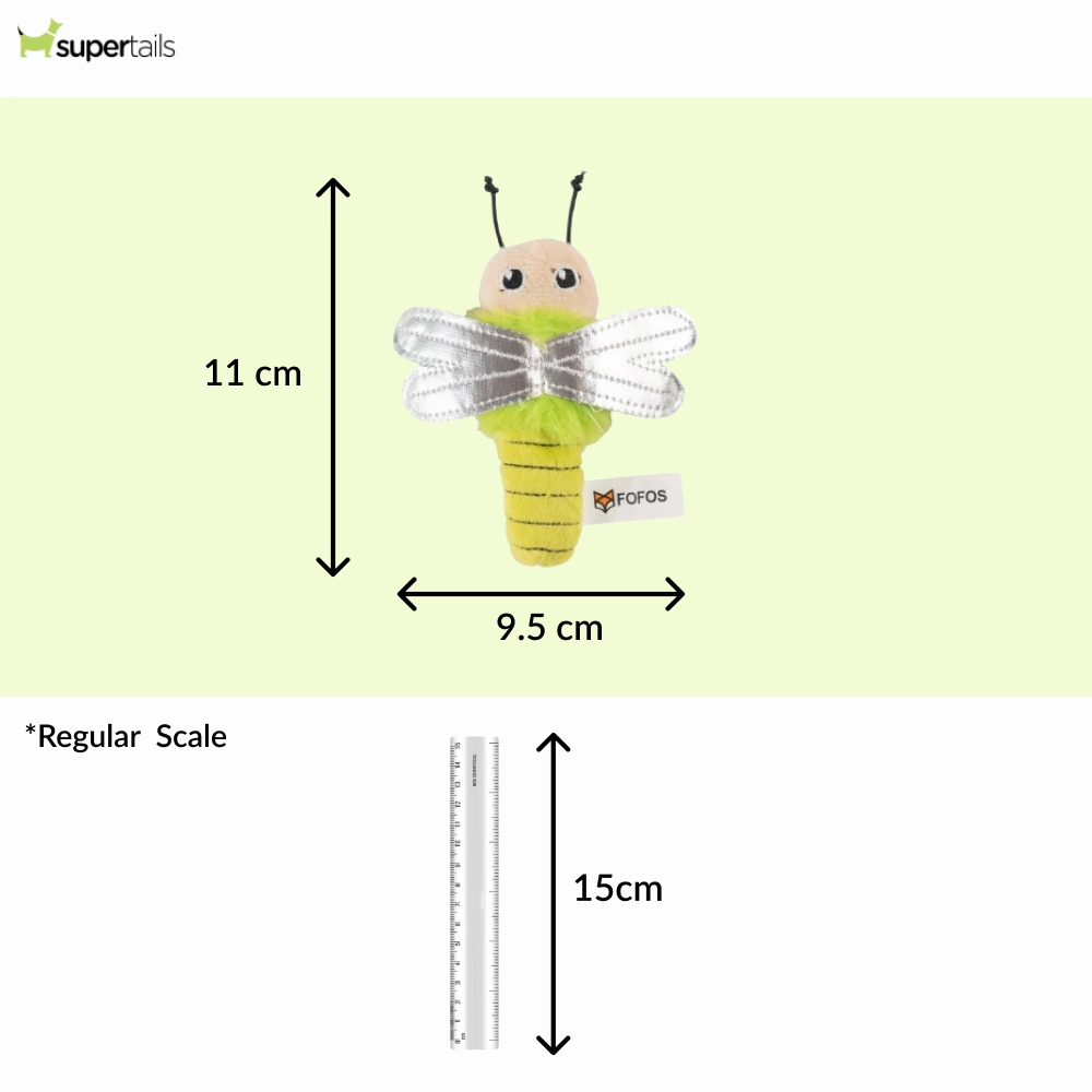 Barkbutler x Fofos Dragonfly Catnip Toy for Cats