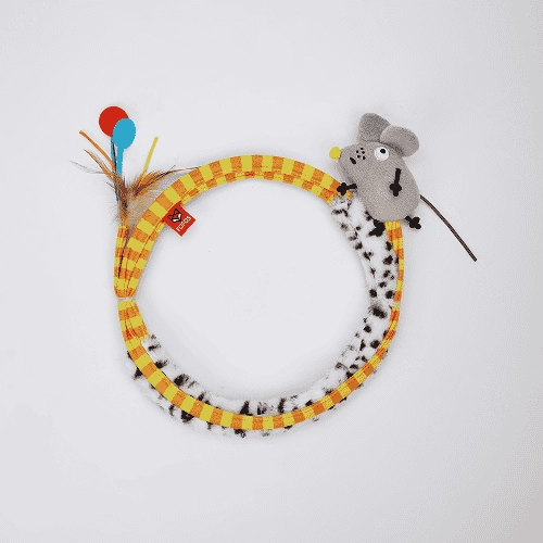 Barkbutler x Fofos Safari Spiral Tunnel Toy for Cats