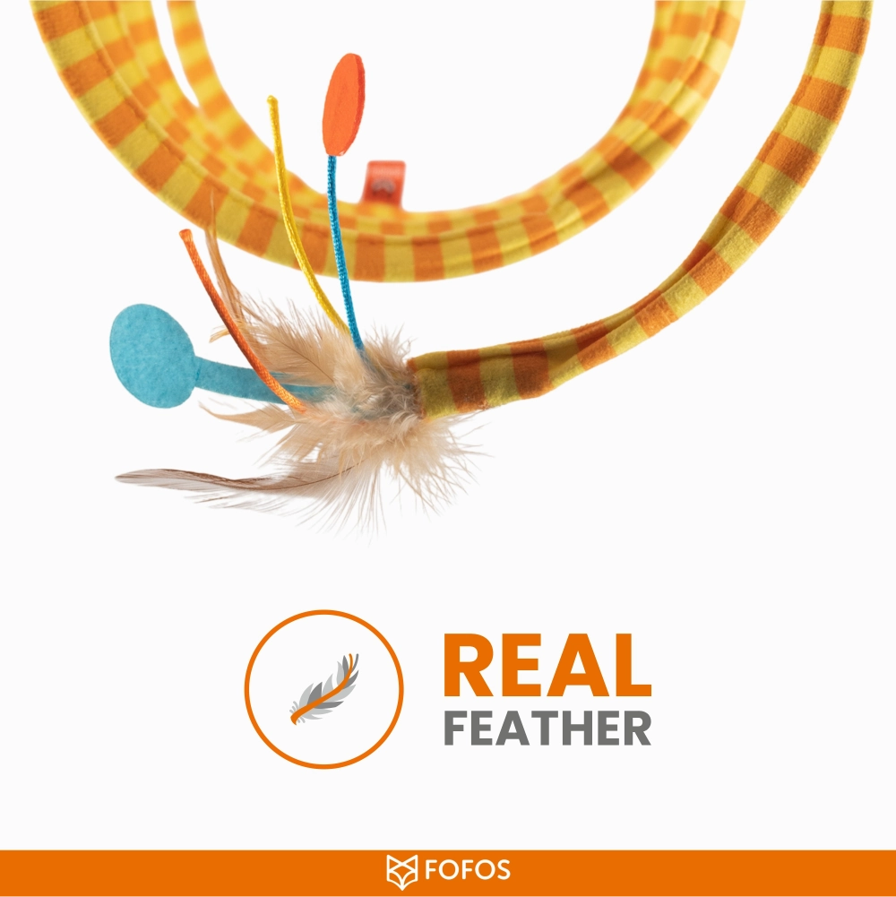 Barkbutler x Fofos Safari Spiral Tunnel Toy for Cats