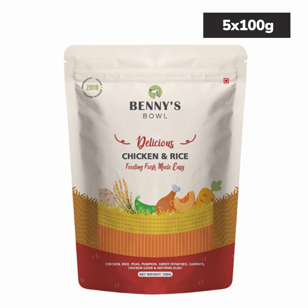 Bennys Bowl Chicken and Rice Dog Fresh and Wet Food
