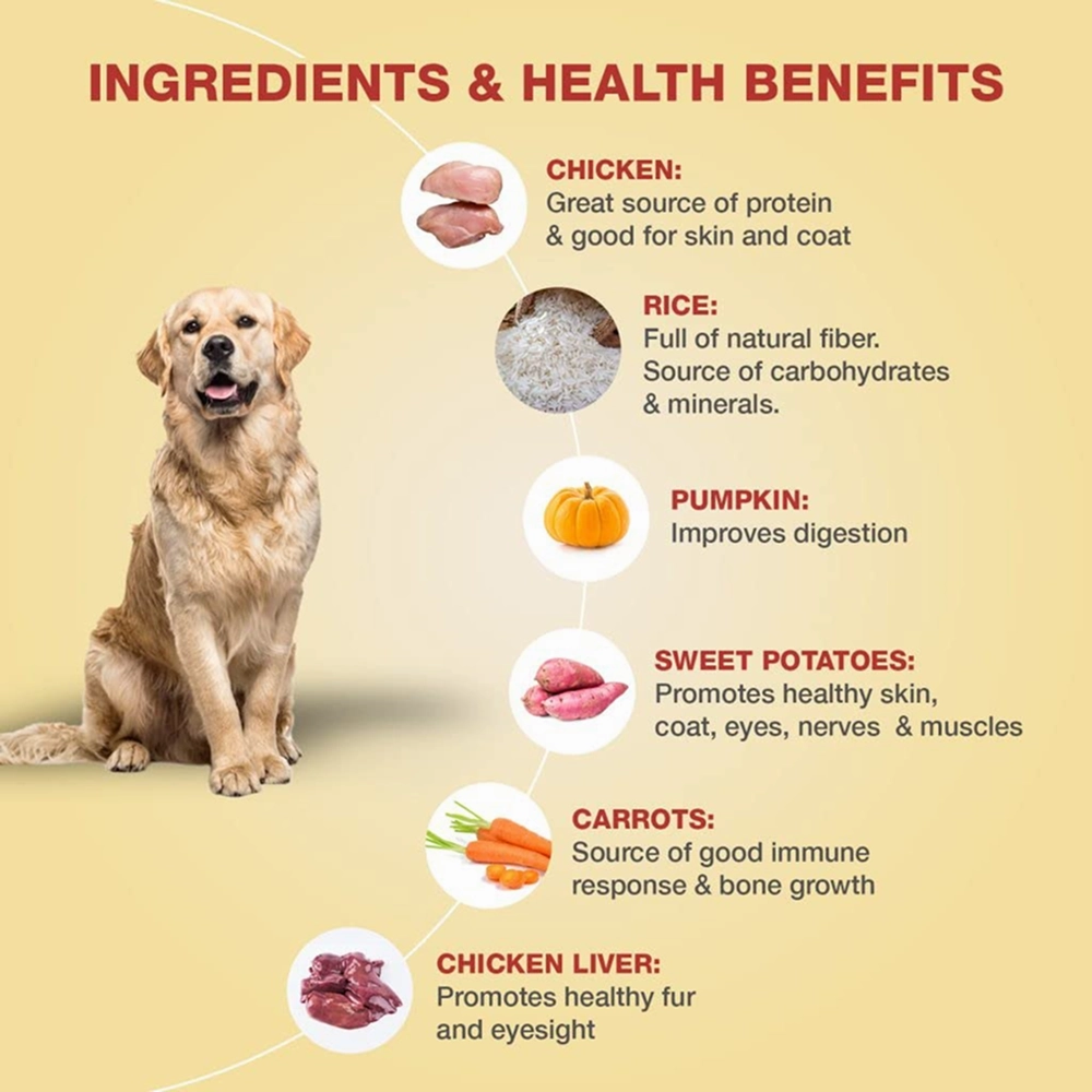 Bennys Bowl Chicken and Rice Dog Fresh and Wet Food