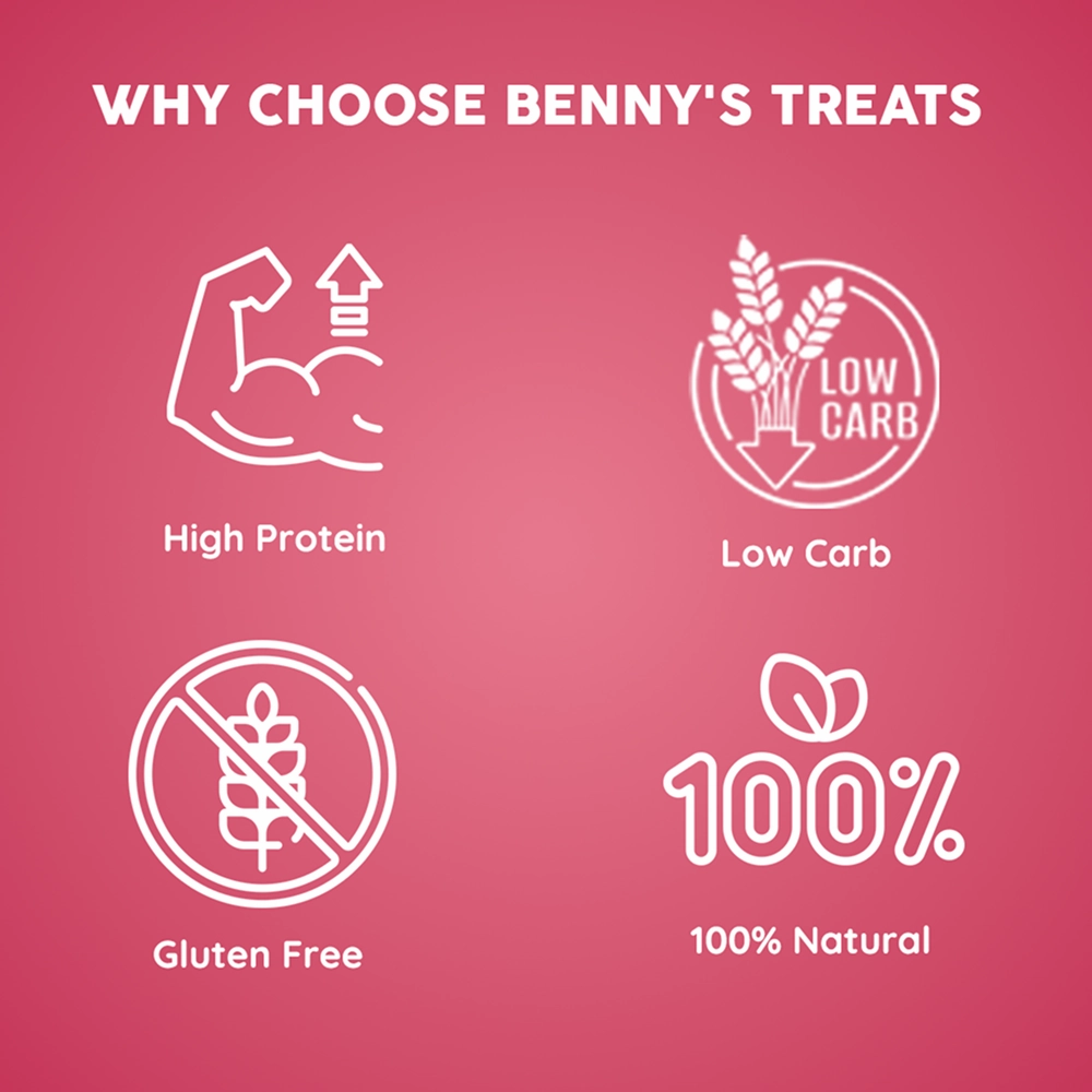 Bennys Bowl Chicken and Strawberry Jerky Dog Treats