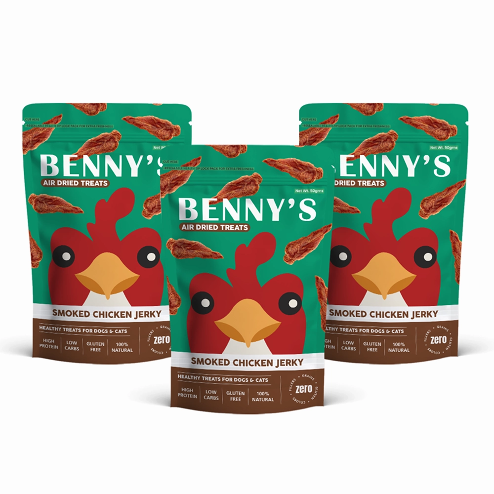 Bennys Bowl Smoked Chicken Jerky Dog Treats