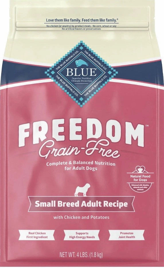 Blue Buffalo Freedom Grain Free Chicken Recipe Small Breed Adult Dry Dog Food