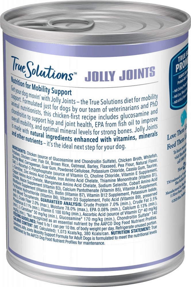 Blue Buffalo True Solutions Jolly Joints Natural Mobility Support Chicken Recipe Adult Wet Dog Food