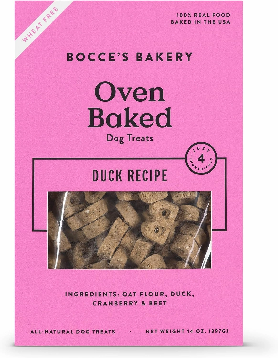 Bocce's Oven-Baked Biscuits Duck 14 oz.