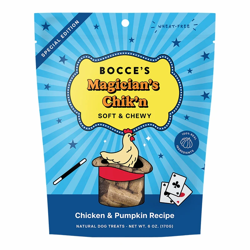 Bocce's Soft & Chewy Magician's Chikn 6 oz.