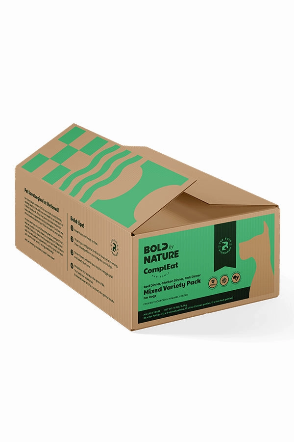 Bold By Nature ComplEat Variety Pack Raw Dog Food