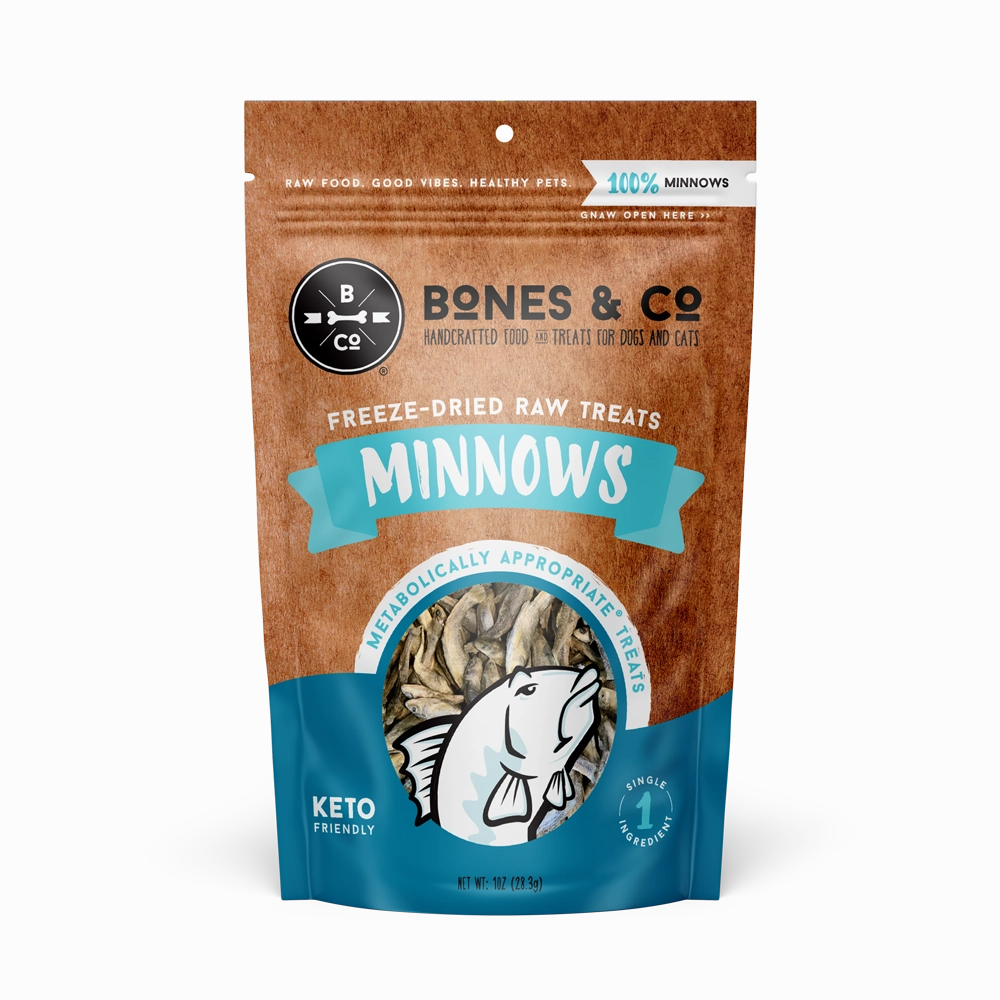 Bones & Co Freeze Dried Minnows 1 oz.