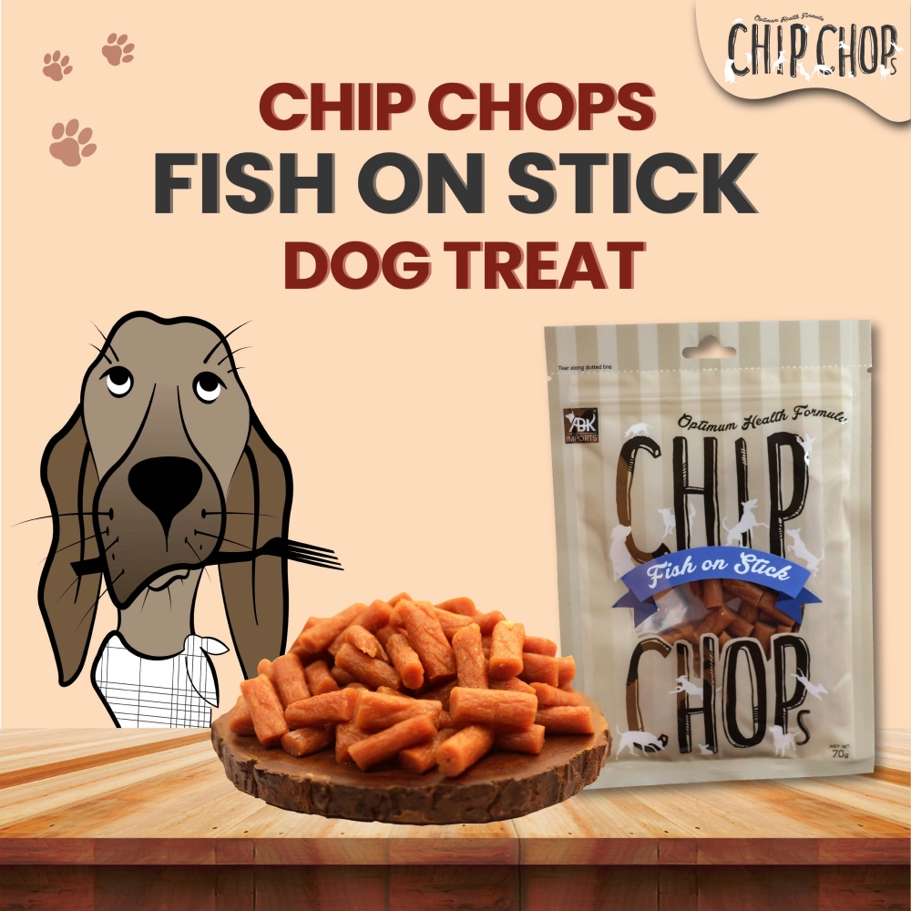 Chip Chops Fish on Stick  Dog Treats