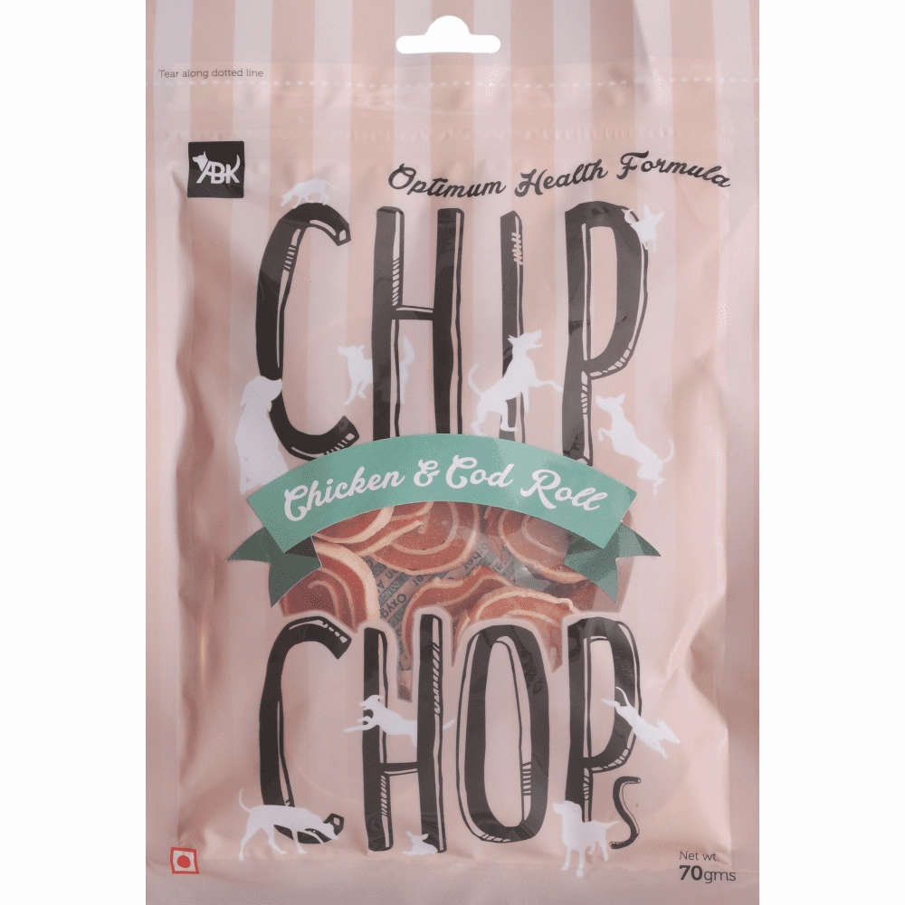 Chip Chops Fish on Stick, Roast Duck Strips and Chicken & Codfish Rolls Dog Treats Combo (3 x 70g)