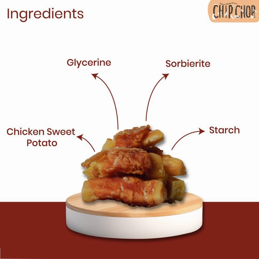 Chip Chops Sweet Potato Chicken Dog Treats