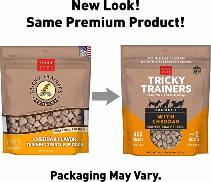 Cloud Star Chewy Tricky Trainers Cheddar Dog Treats