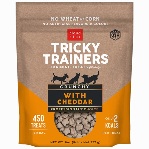 Cloud Star Tricky Trainers Crunchy Cheddar Treats 8 oz.