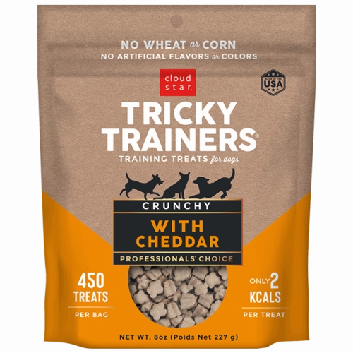 Cloud Star Tricky Trainers Crunchy Cheddar Treats 8 oz.