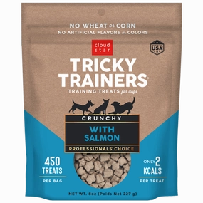 Cloud Star Tricky Trainers Crunchy Salmon Treats 8 oz.