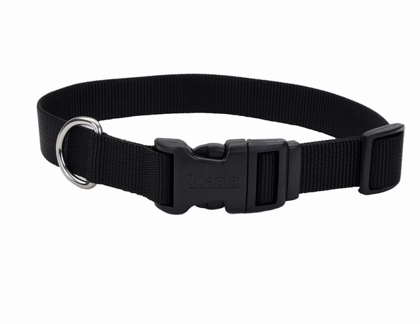 Coastal Adjustable Dog Collar with Plastic Buckle