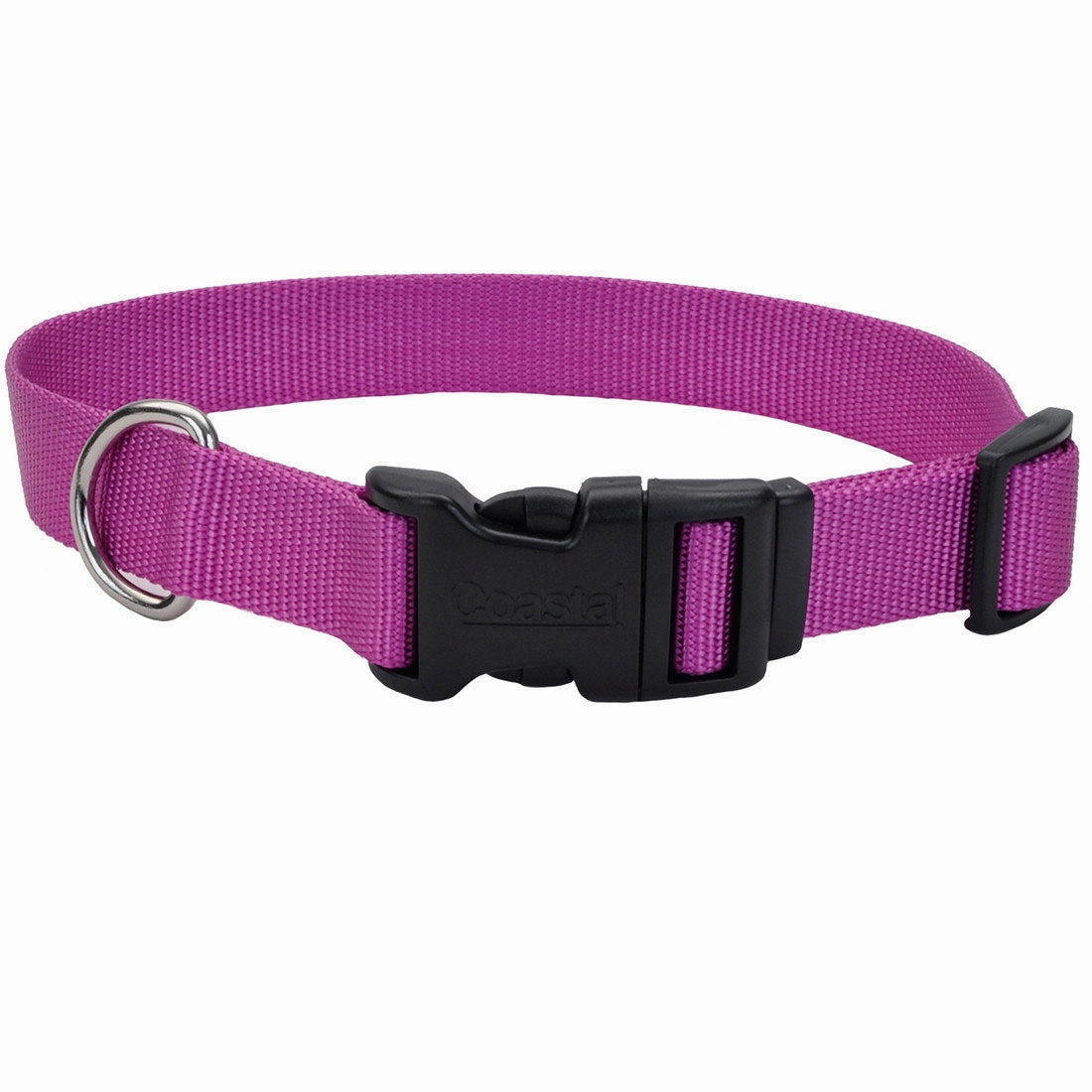 Coastal Adjustable Dog Collar with Plastic Buckle