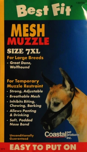 Coastal Adjustable Mesh Dog Muzzle