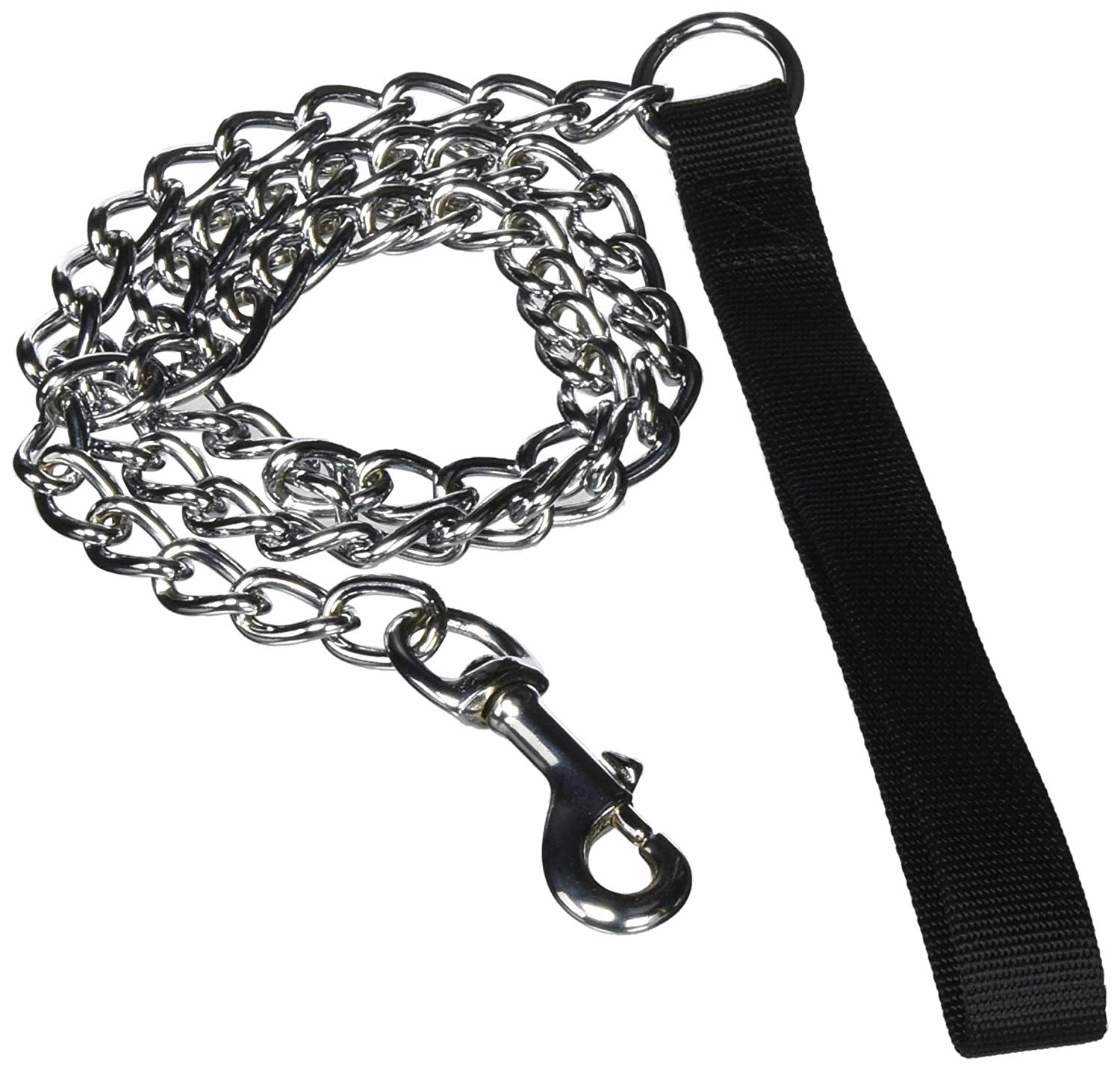 Coastal Chain Dog Leash with Nylon Handle