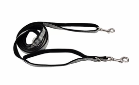 Coastal Padded Multi-Function Leash Silver 6'