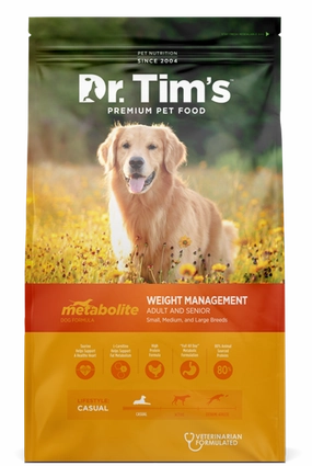 Dr. Tim's Metabolite Weight Management Formula Dry Dog Food
