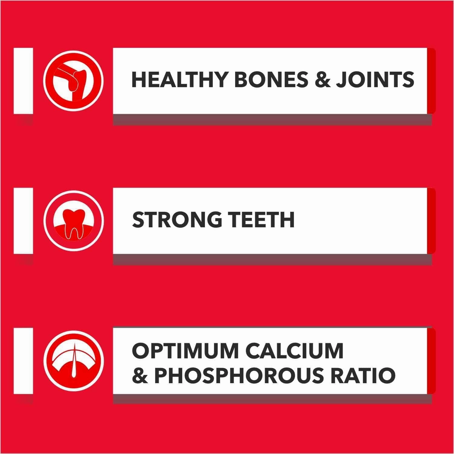 Drools Absolute Calcium Bones (Jar), Kennel Kitchen Chicken Flaxseed Stick Dogs Treat Combo