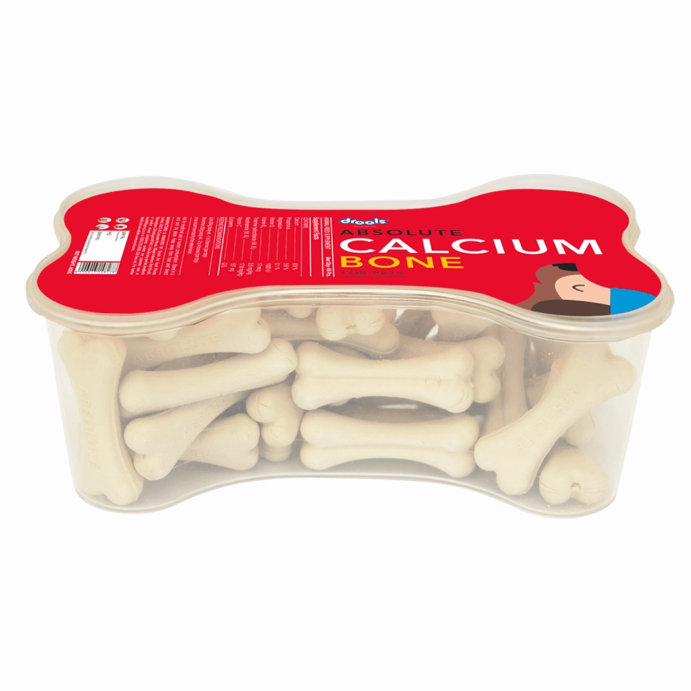 Drools Absolute Calcium Bones (Jar), Kennel Kitchen Chicken Flaxseed Stick Dogs Treat Combo