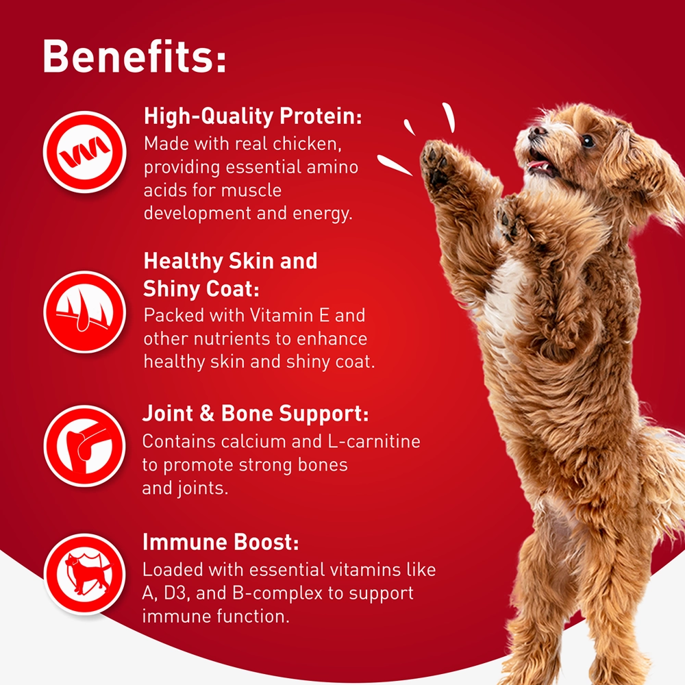 Drools Milk Flavour Chicken Sticks Treat for Dogs