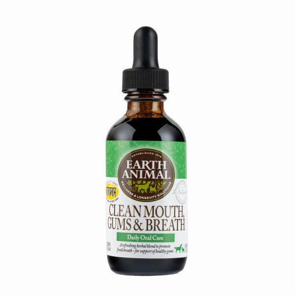 Earth Animal Remedies Clean Mouth, Gums & Breath 2 oz.