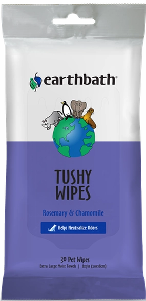 Earthbath Rosemary & Chamomile Tushy Wipes 30 ct.