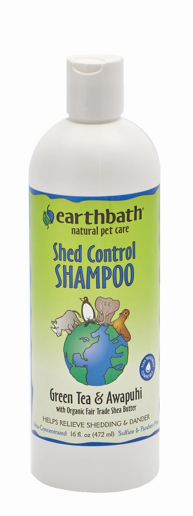 Earthbath Shed Control Shampoo 16 oz