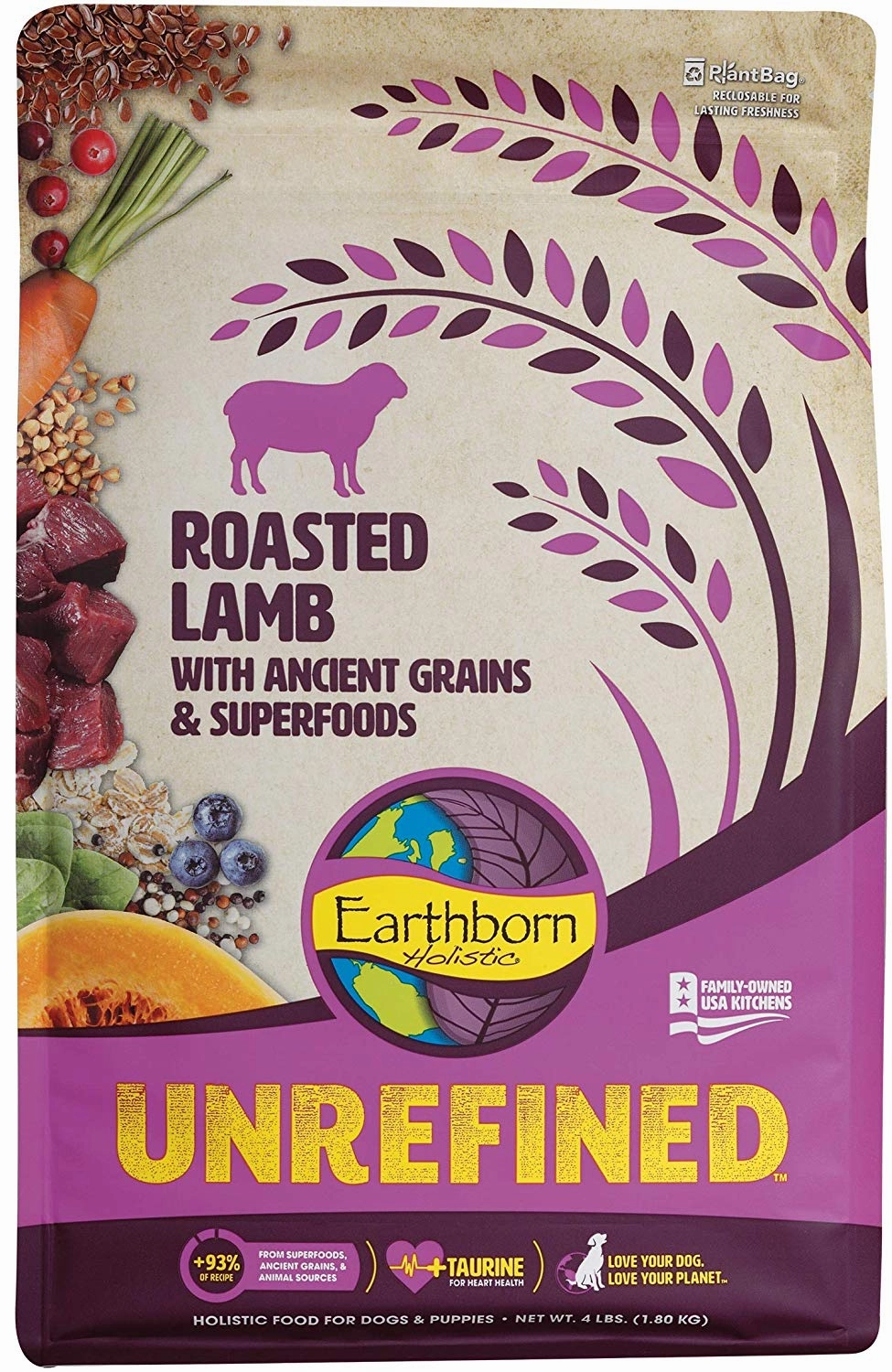 Earthborn Unrefined Roasted Lamb