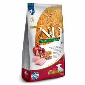 Farmina N&D Ancestral Grain Chicken & Pomegranate Puppy Mini Breed