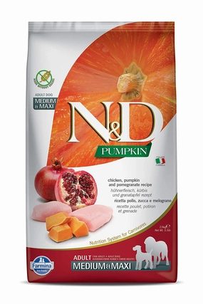 Farmina N&D Pumpkin Chicken and Pomegranate Med/Maxi Dry Dog Food