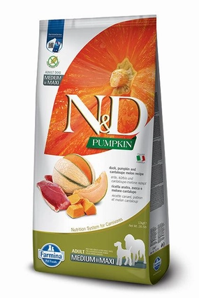 Farmina N&D Pumpkin Duck and Cantaloupe Med/Maxi Dry Dog Food