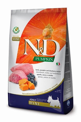 Farmina N&D Pumpkin Lamb and Blueberry Mini Dry Dog Food
