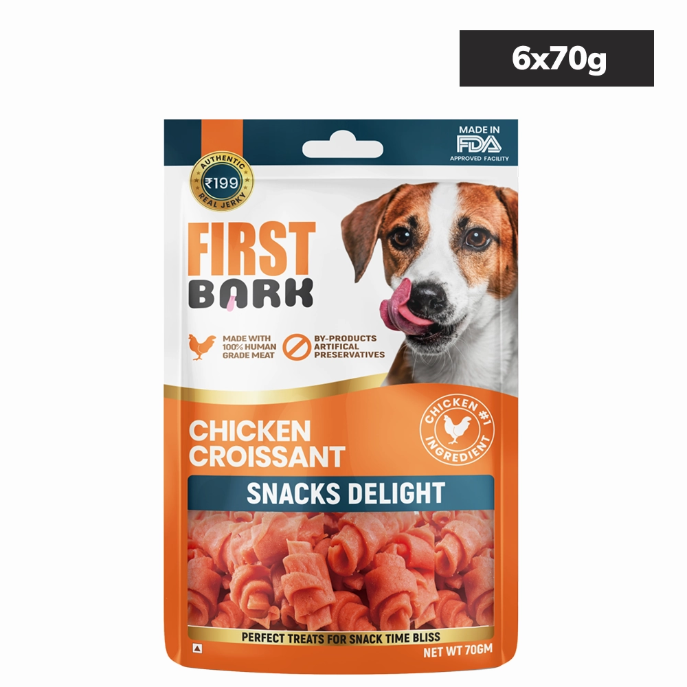 First Bark Chicken Croissant Dog Treat